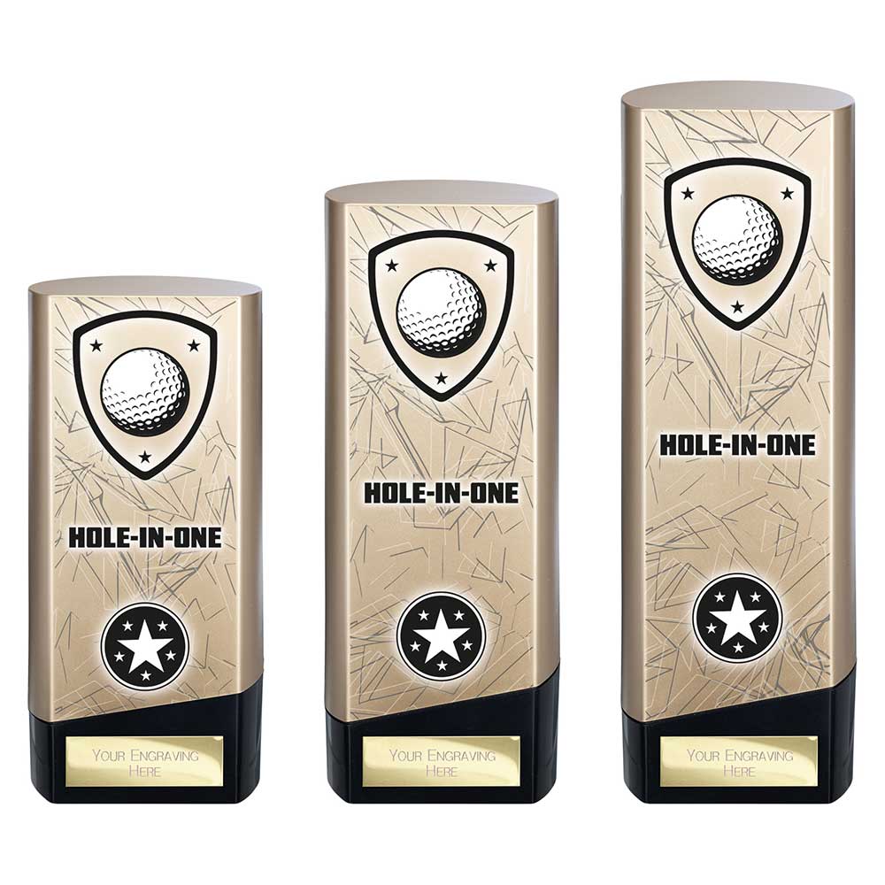 Prime Heavyweight Golf Hole in One - Trophies - Prudhoe Rosettes
