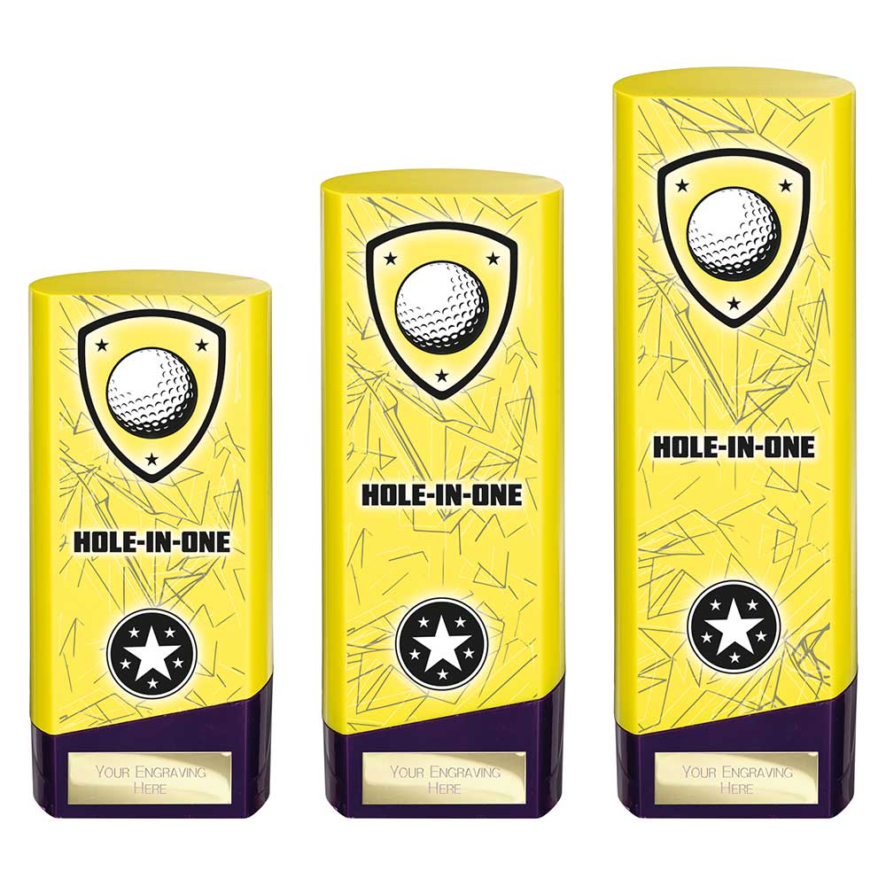 Prime Heavyweight Golf Hole in One - Trophies - Prudhoe Rosettes