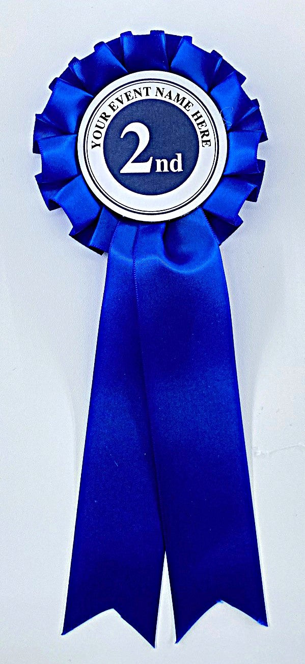 Personalised Stock Rosettes, Single Tier