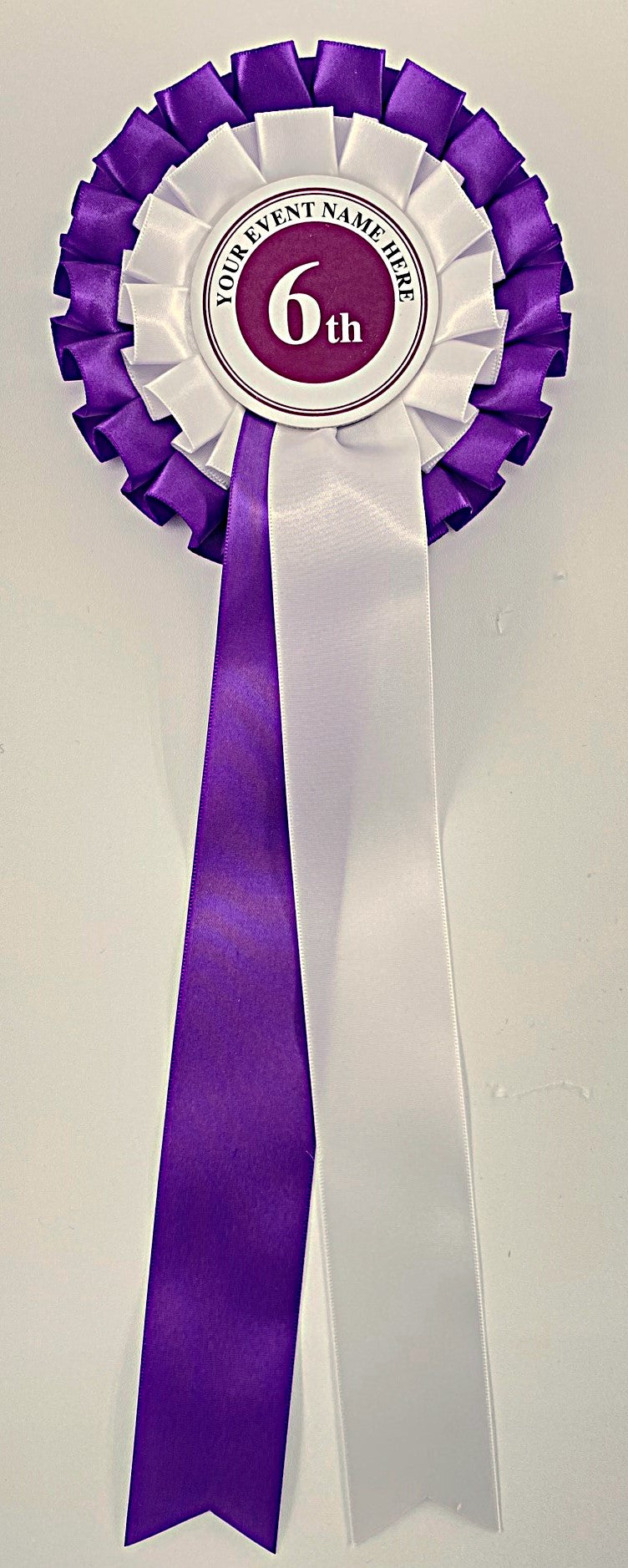 Personalised Stock Rosettes, Two Tier