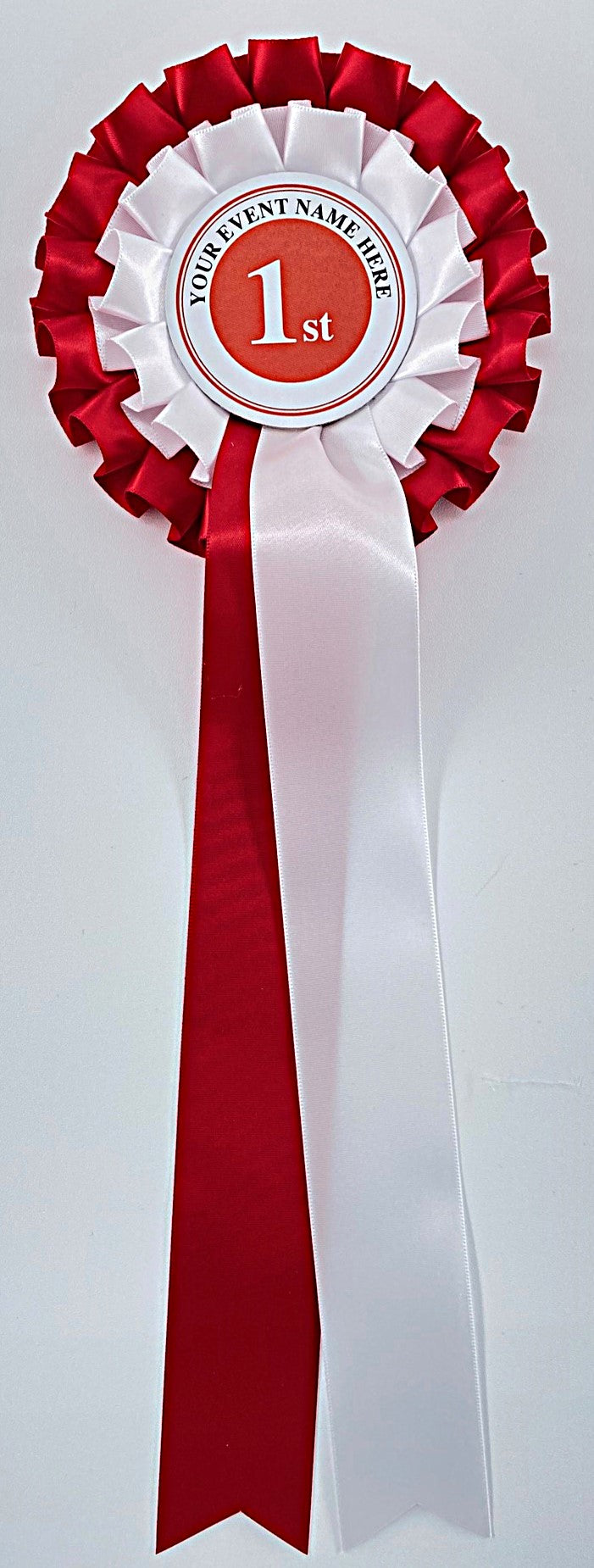 Personalised Stock Rosettes, Two Tier