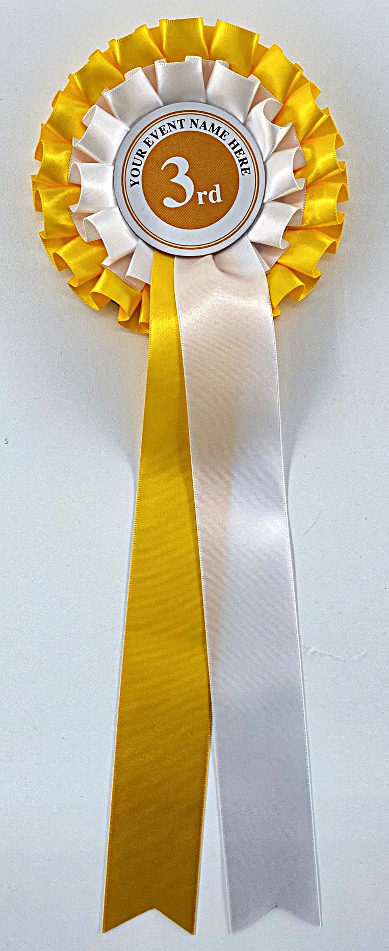 Personalised Stock Rosettes, Two Tier