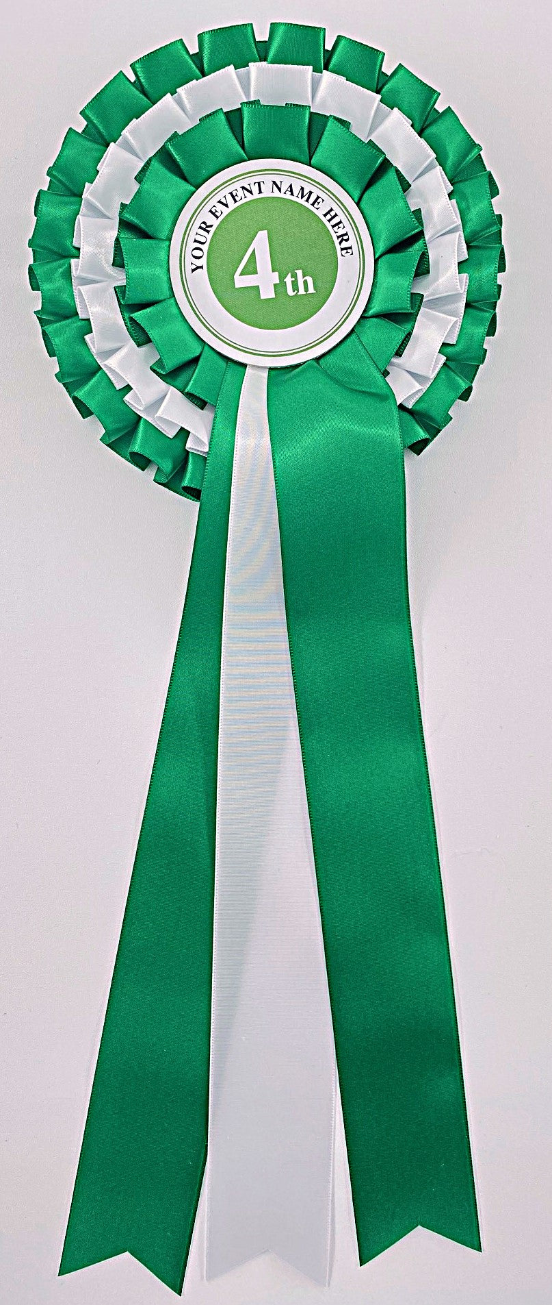 Personalised Stock Rosettes, Three Tier