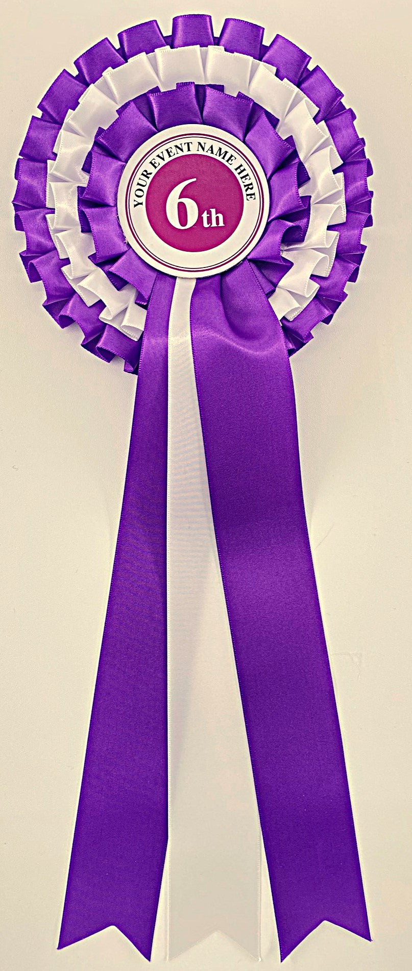Personalised Stock Rosettes, Three Tier