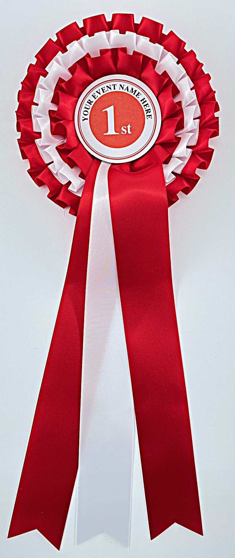 Personalised Stock Rosettes, Three Tier