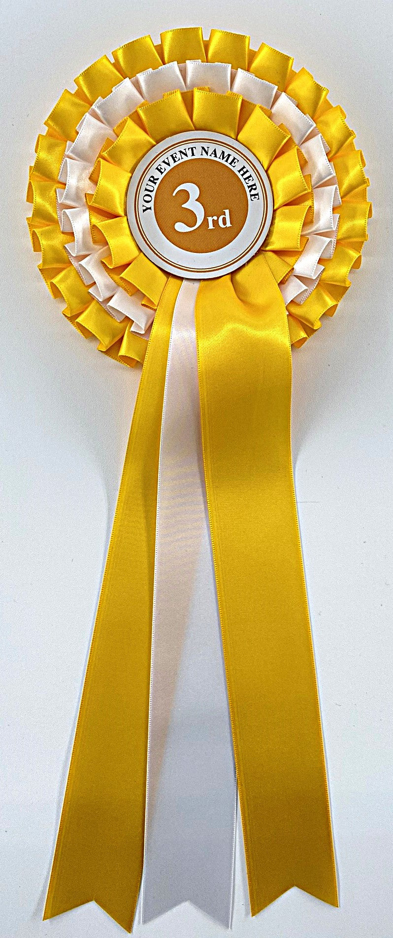 Personalised Stock Rosettes, Three Tier