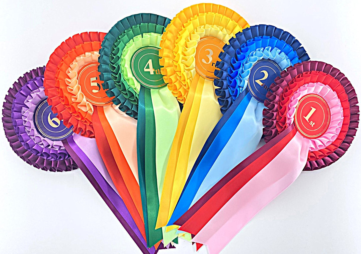 Stock Rosettes, Three Tier