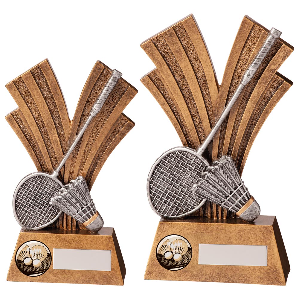 Xplode Badminton Award - Trophies - Prudhoe Rosettes