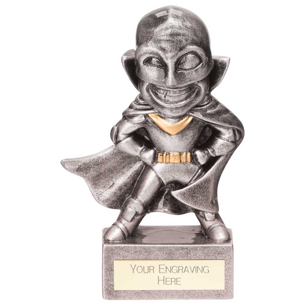 Superhero Male Award Antique silver