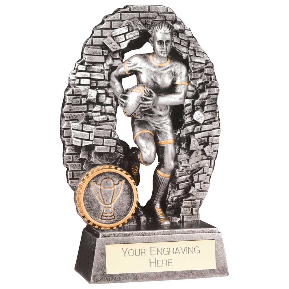 Blast Out Female Rugby Resin Award