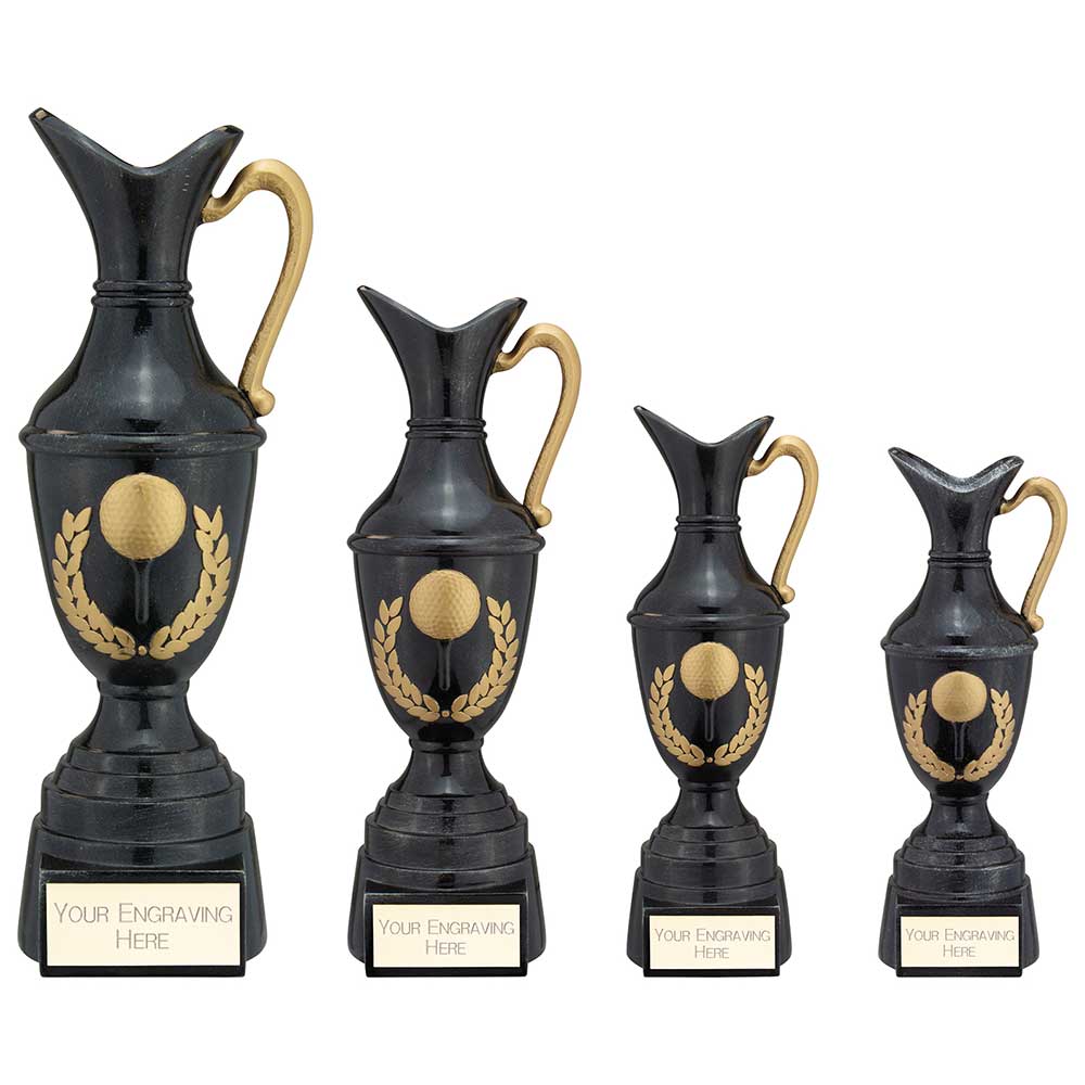 Claret Jug Golf Resin Award - Trophies - Prudhoe Rosettes