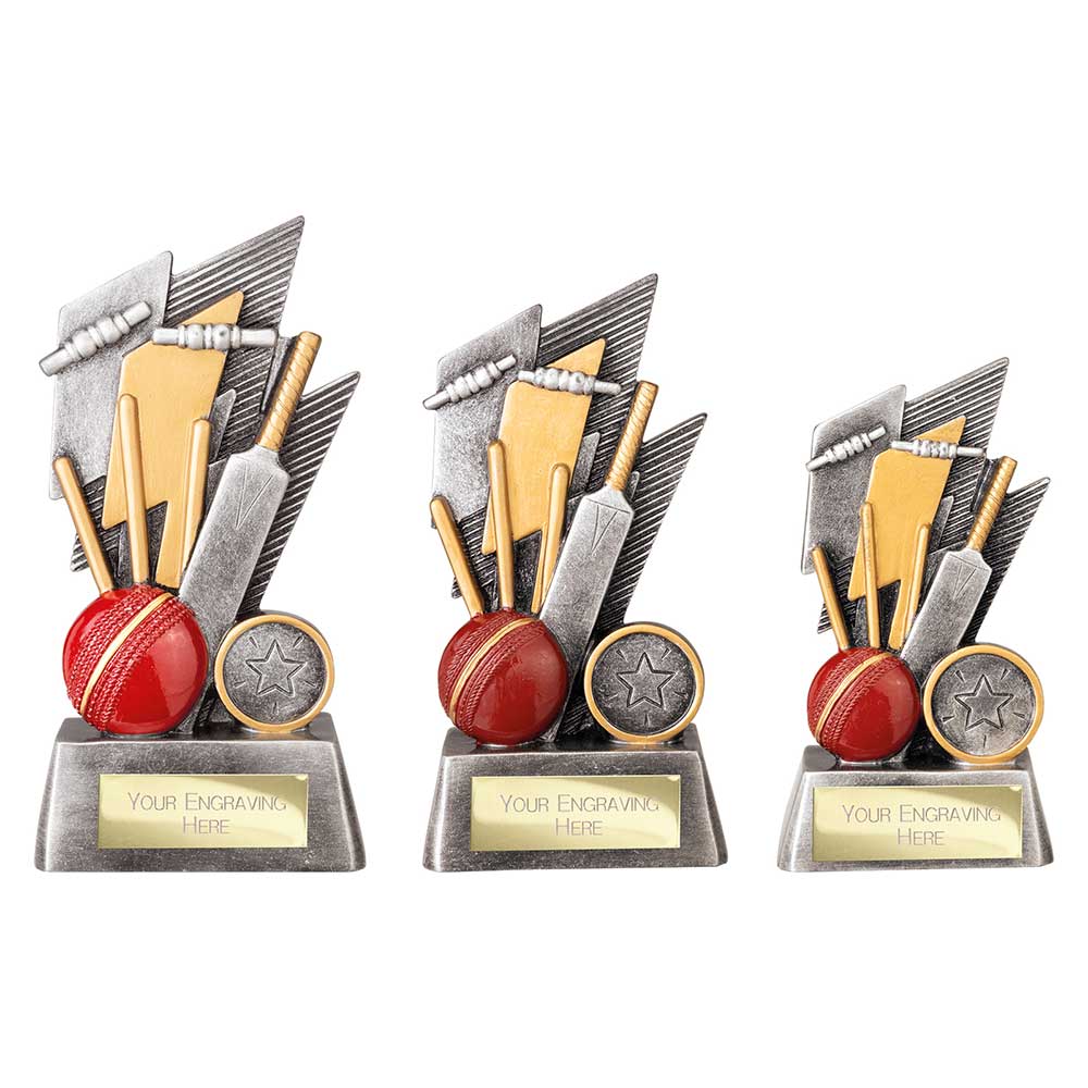 Strike Bolt Cricket Award - Trophies - Prudhoe Rosettes