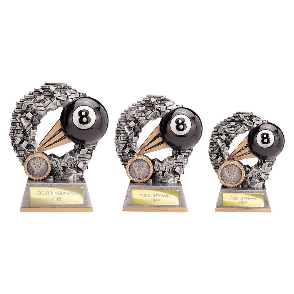 Blast Out Pool Award - Trophies - Prudhoe Rosettes