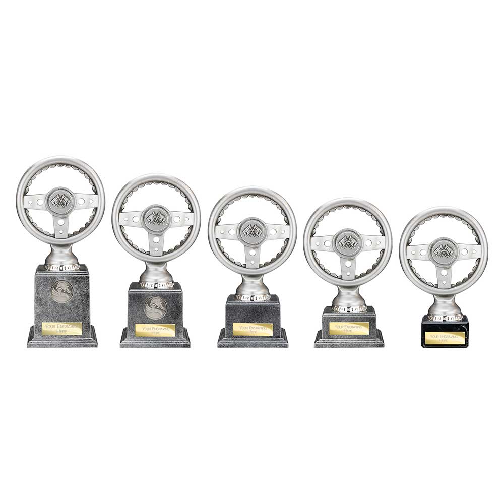 Velocity Steering Wheel Award - Trophies - Prudhoe Rosettes