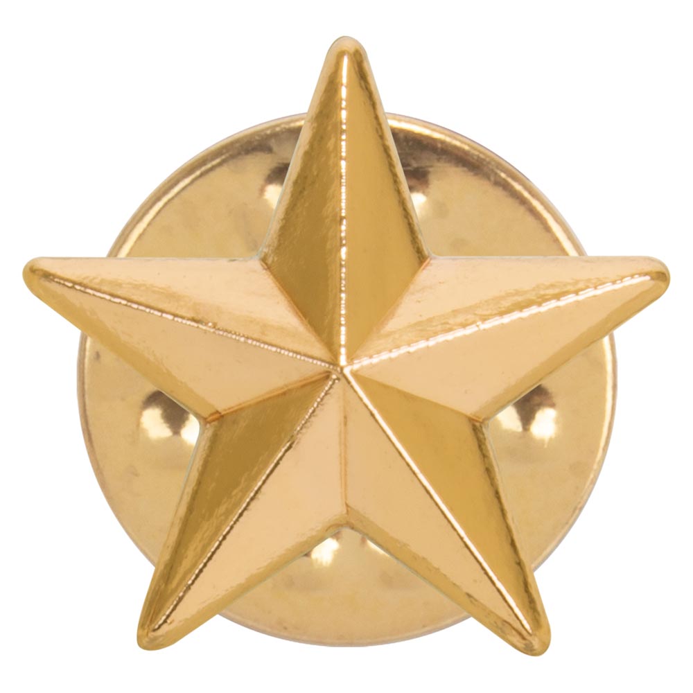 3D Star Pin Badge