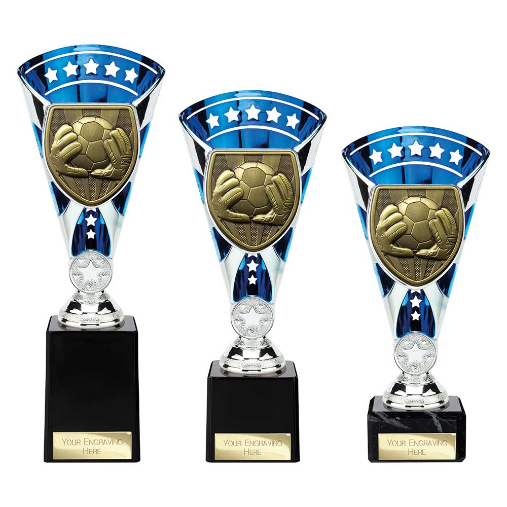 Cobra Star Cup Football Goal Keeper - Trophies - Prudhoe Rosettes