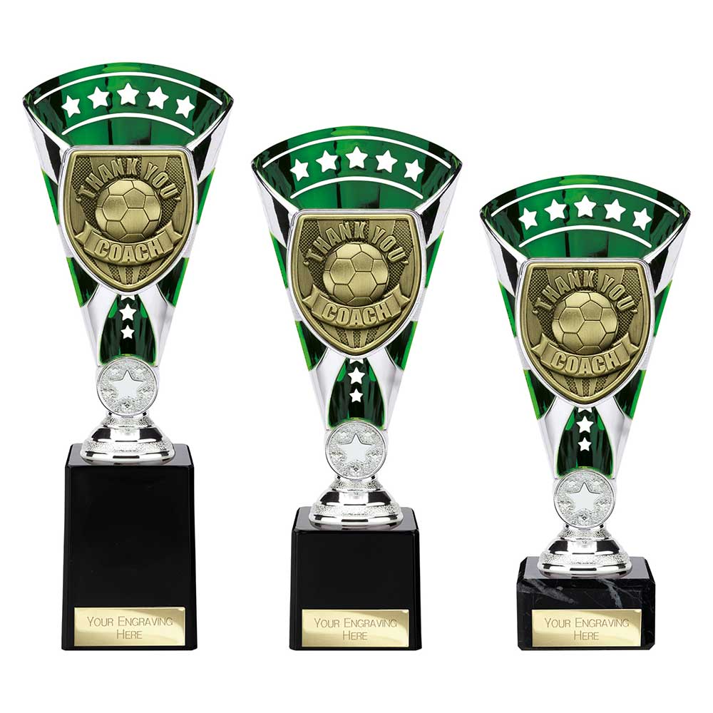 Cobra Star Cup Thank you Coach - Trophies - Prudhoe Rosettes