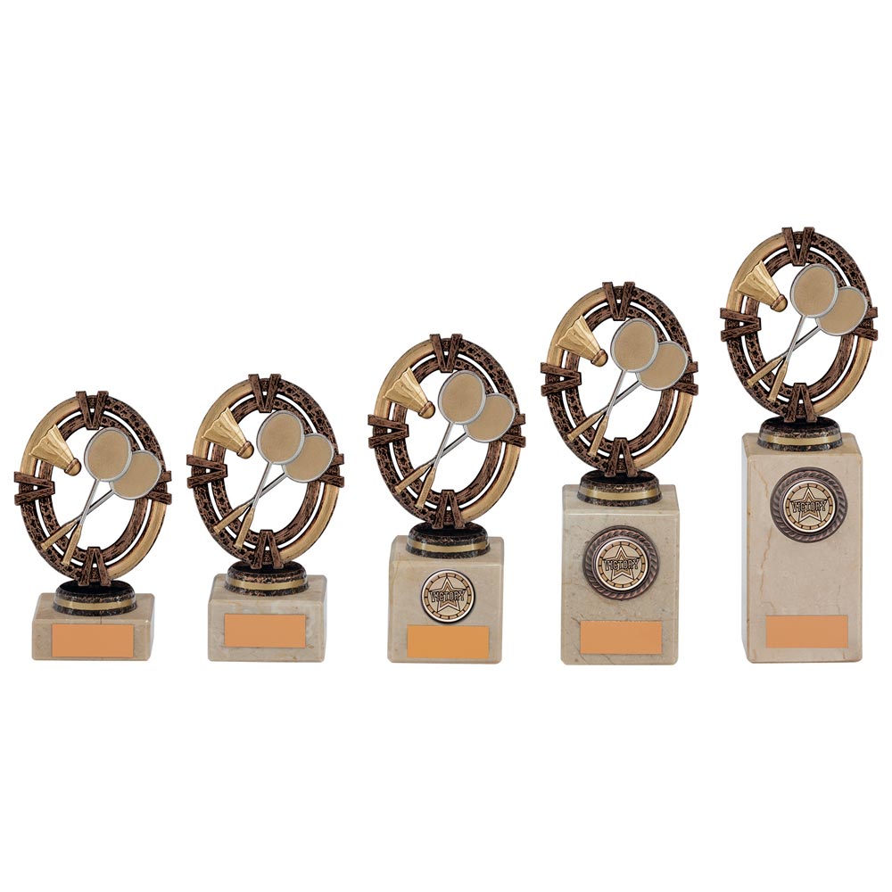Maverick Legend Block Badminton Bronze - Trophies - Prudhoe Rosettes