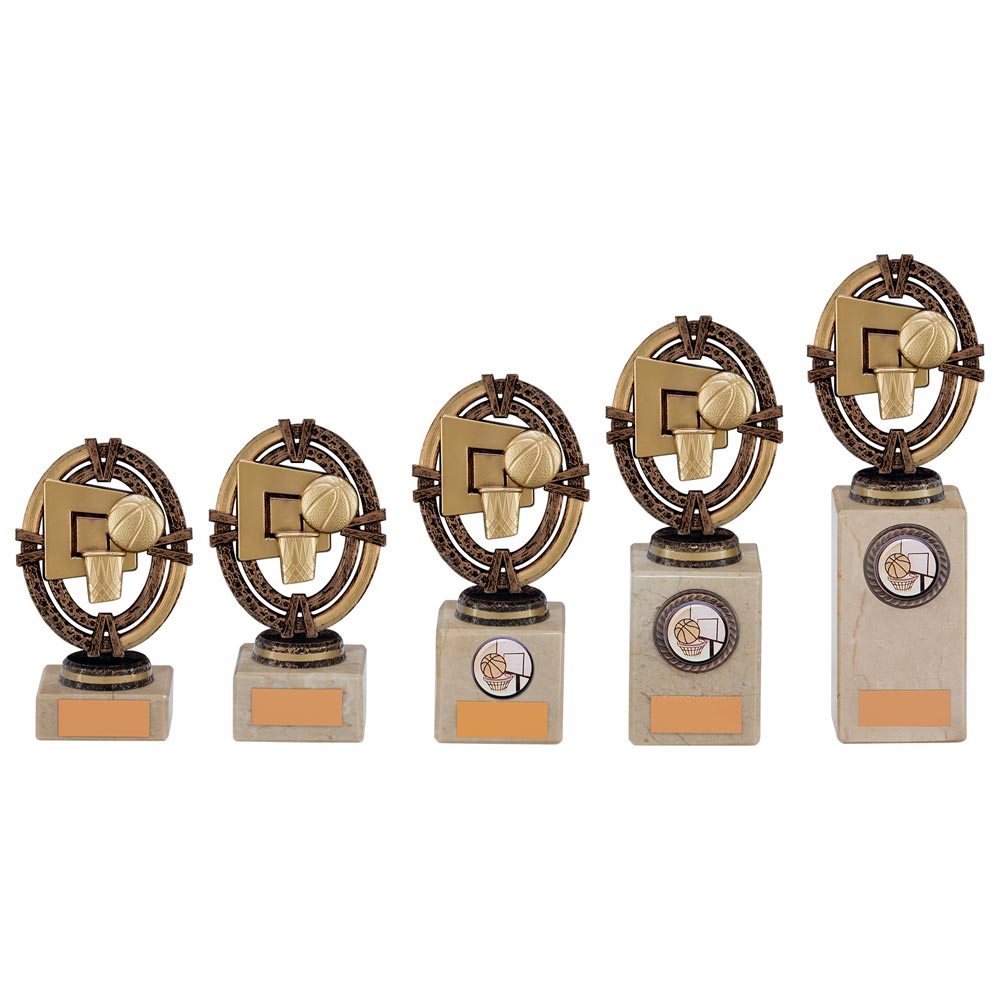Maverick Legend Block Basketball Bronze - Trophies - Prudhoe Rosettes