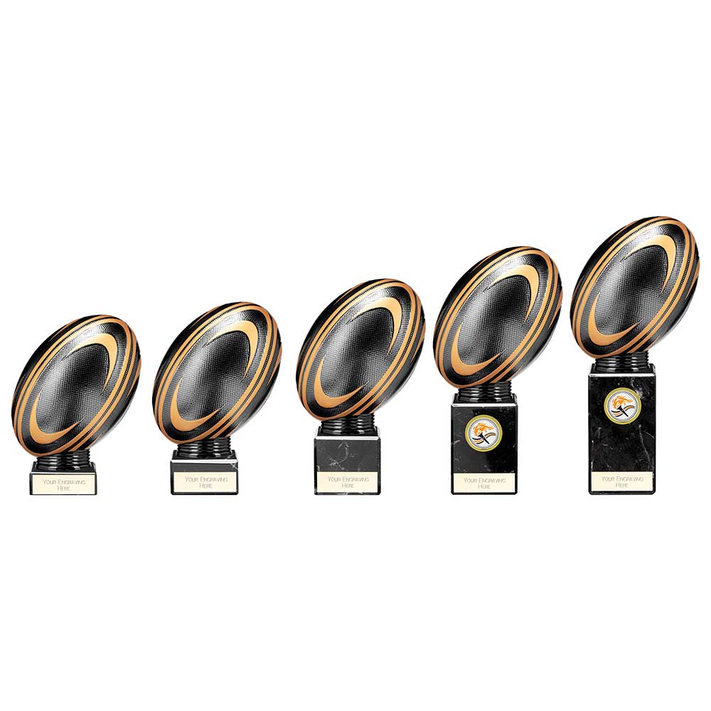 Black Viper Legend Rugby Award - Trophies - Prudhoe Rosettes