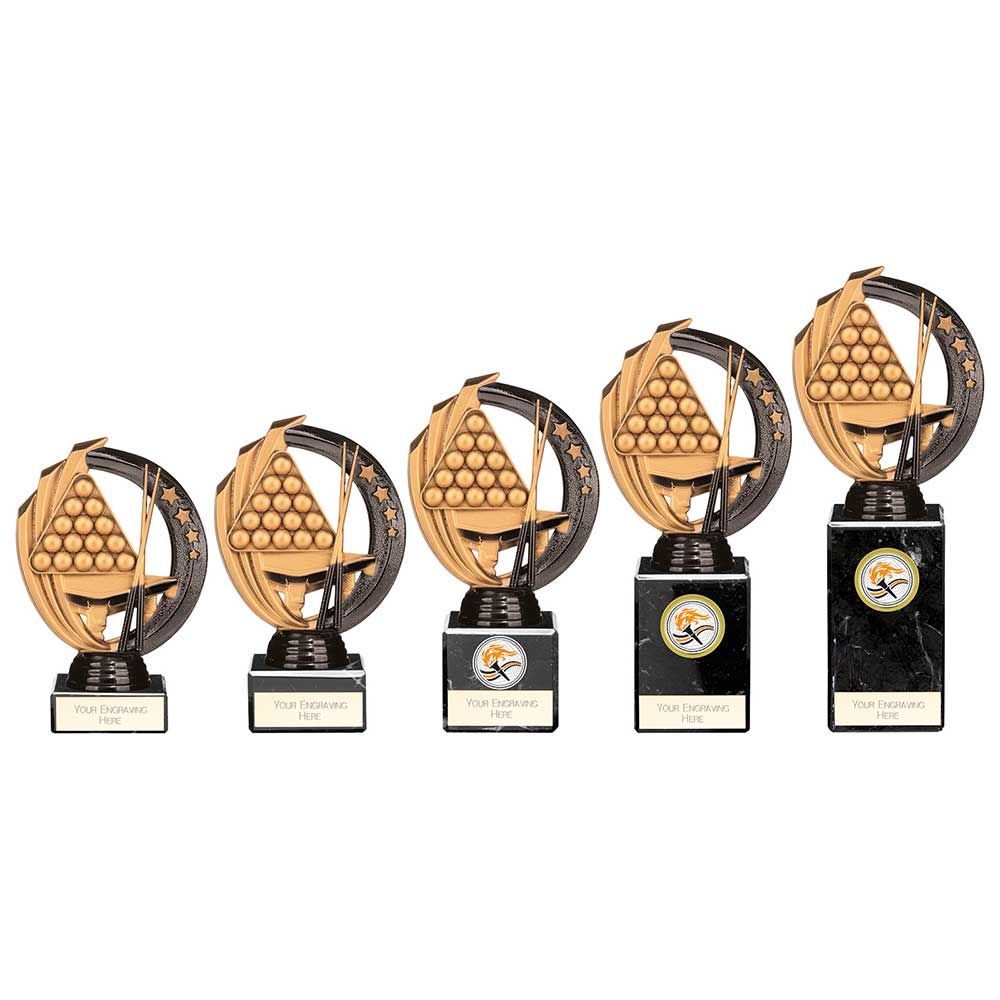 Renegade Legend Snooker Award Black - Trophies - Prudhoe Rosettes