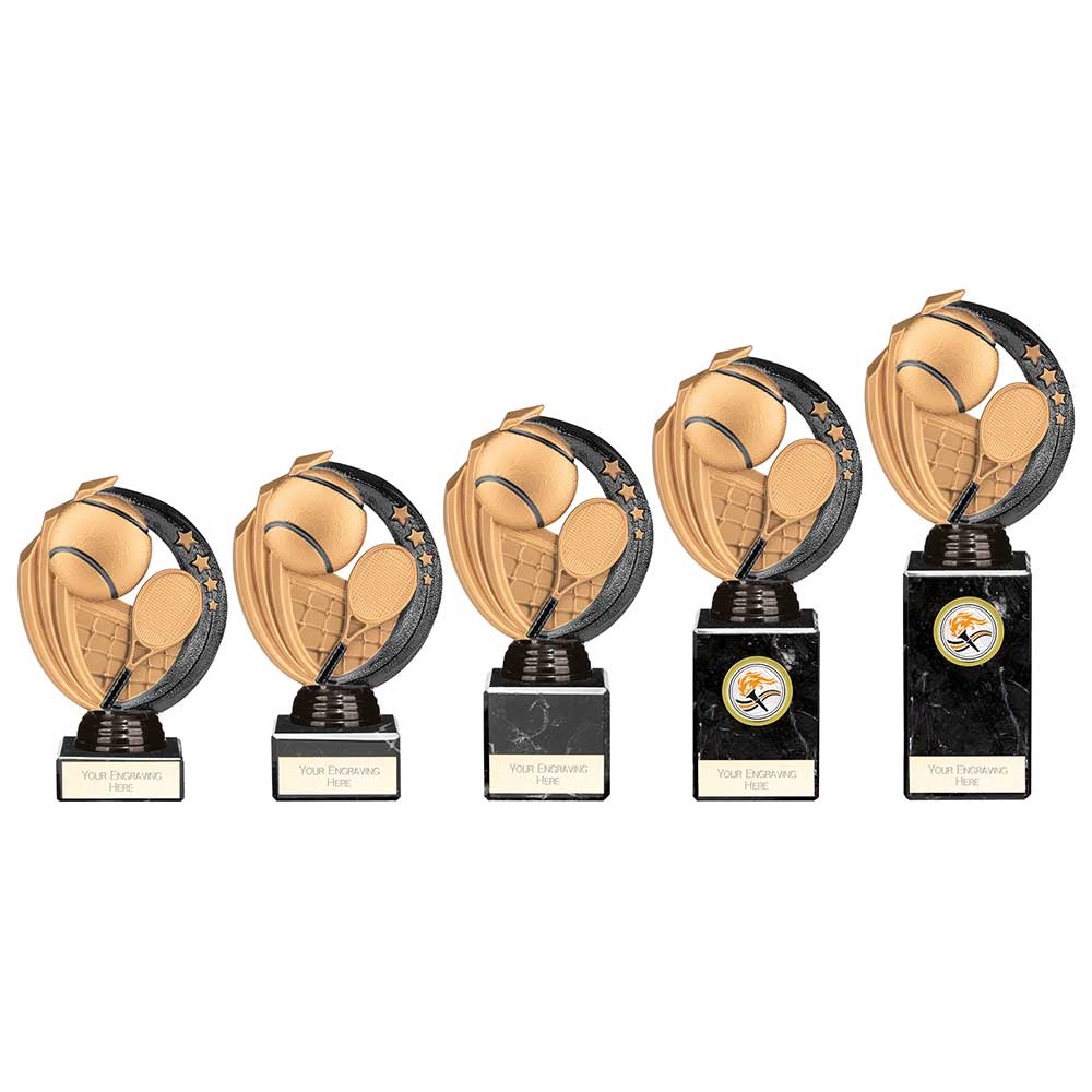 Renegade Legend Tennis Award Black - Trophies - Prudhoe Rosettes