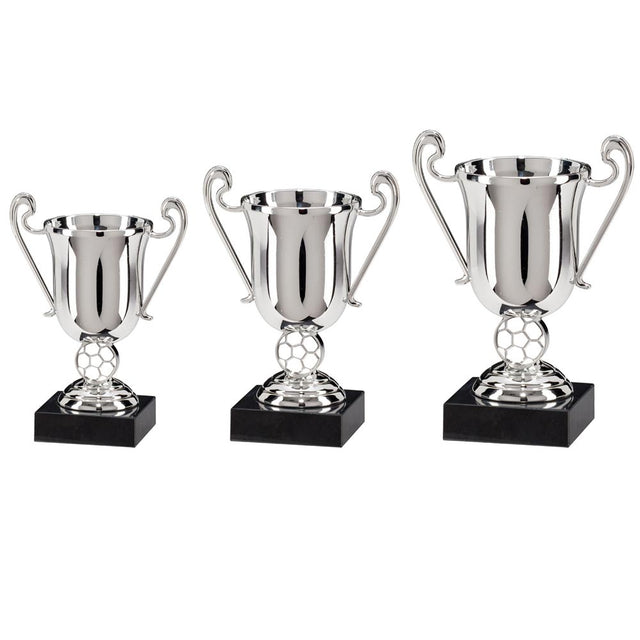 Champions Silver Plastic Cup - Trophies - Prudhoe Rosettes