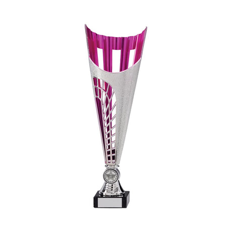 Garrison Plastic Laser Cut Cup Pink & Silver