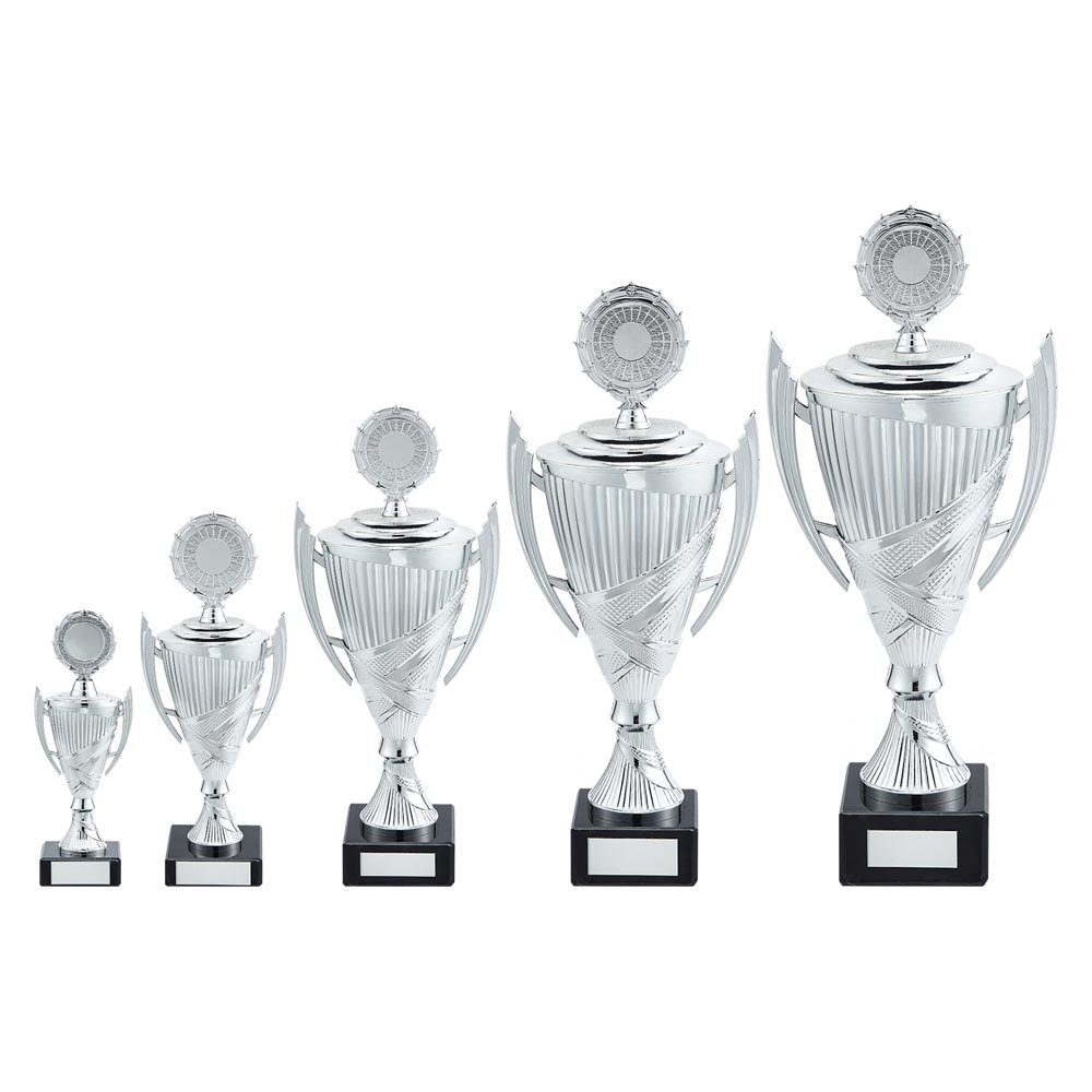 Crusader Plastic Cup Silver - Trophies - Prudhoe Rosettes