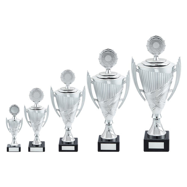 Crusader Plastic Cup Silver - Trophies - Prudhoe Rosettes