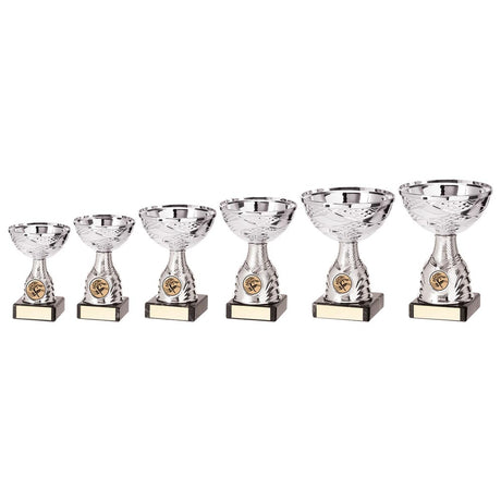 Hacienda Plastic Cup Silver - Trophies - Prudhoe Rosettes