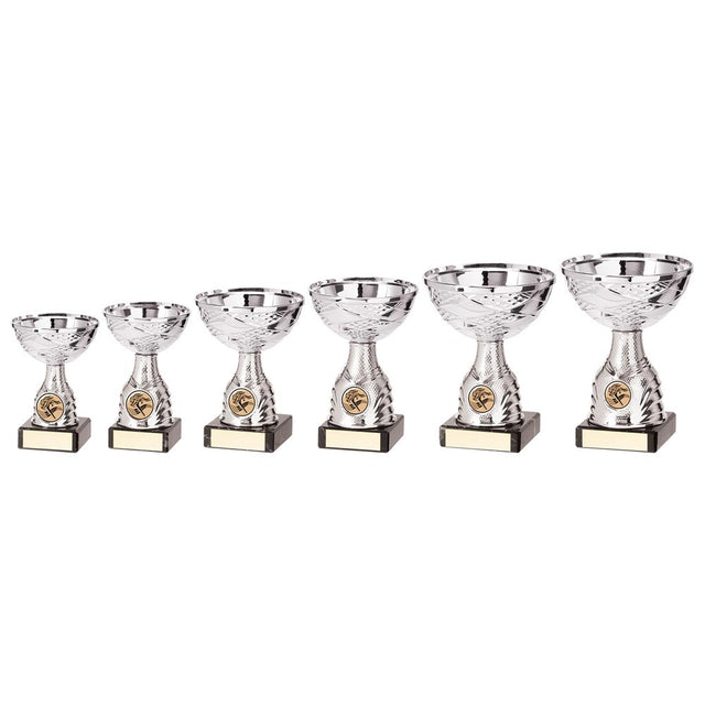 Hacienda Plastic Cup Silver - Trophies - Prudhoe Rosettes