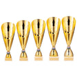 Rising Stars Deluxe Plastic Lazer Cup Gold - Trophies - Prudhoe Rosettes