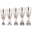 Rising Stars Deluxe Plastic Lazer Cup Silver - Trophies - Prudhoe Rosettes