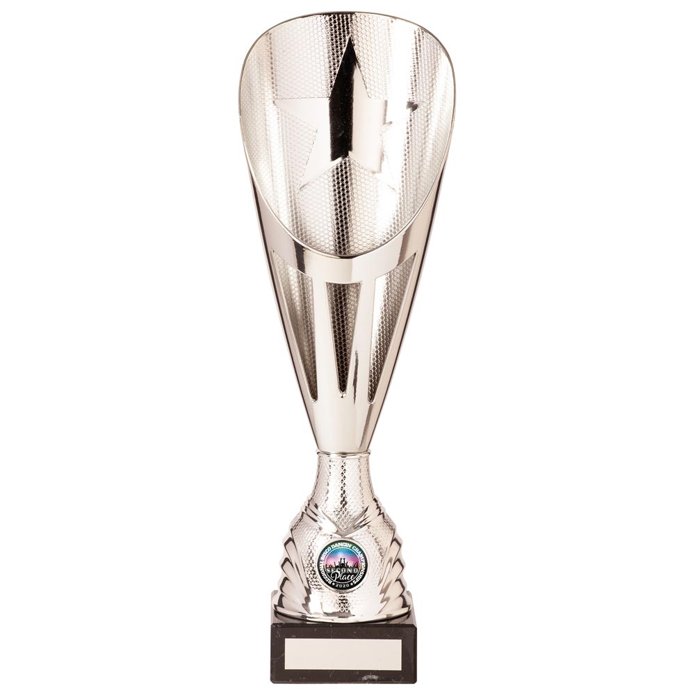 Rising Stars Deluxe Plastic Lazer Cup Silver