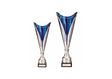 Wave Rider Metal Cup Silver/Blue - Trophies - Prudhoe Rosettes