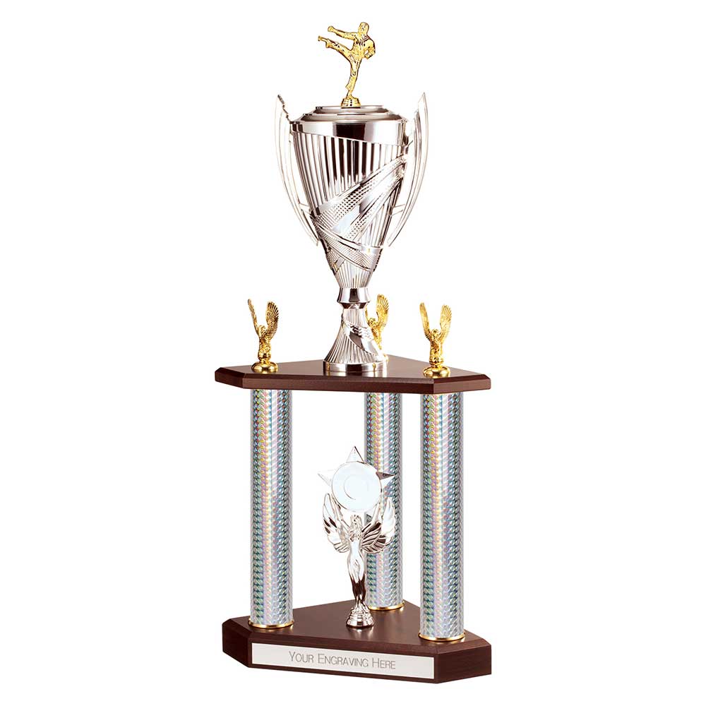 Colossus Triple Tower Trophy Silver