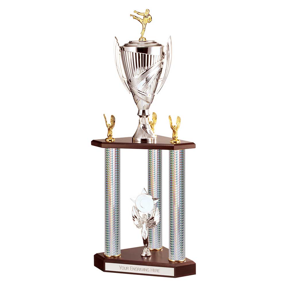 Colossus Triple Tower Trophy Silver