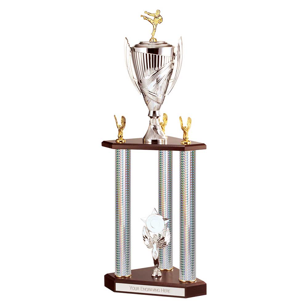 Colossus Triple Tower Trophy Silver
