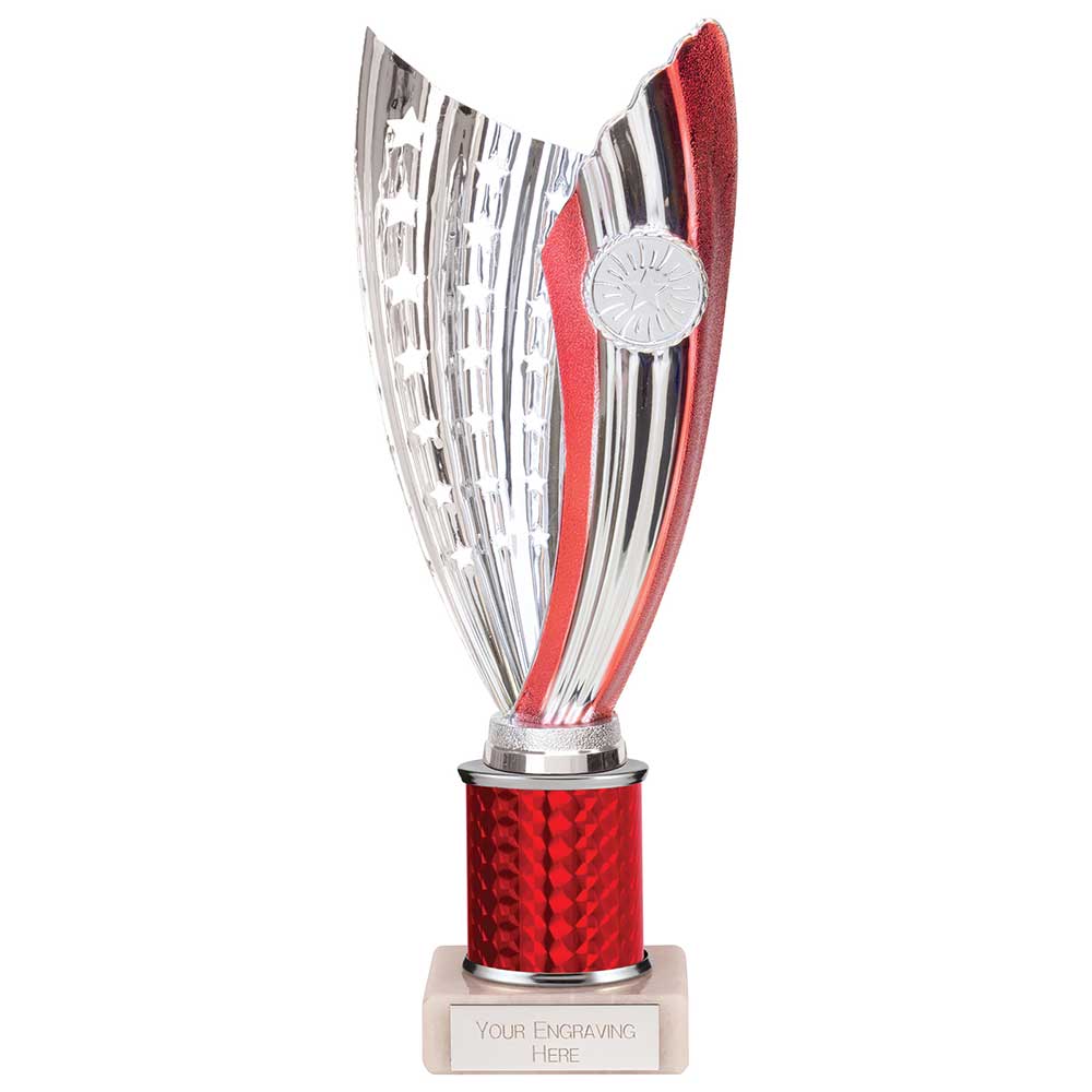 Glamstar Plastic Trophy Red