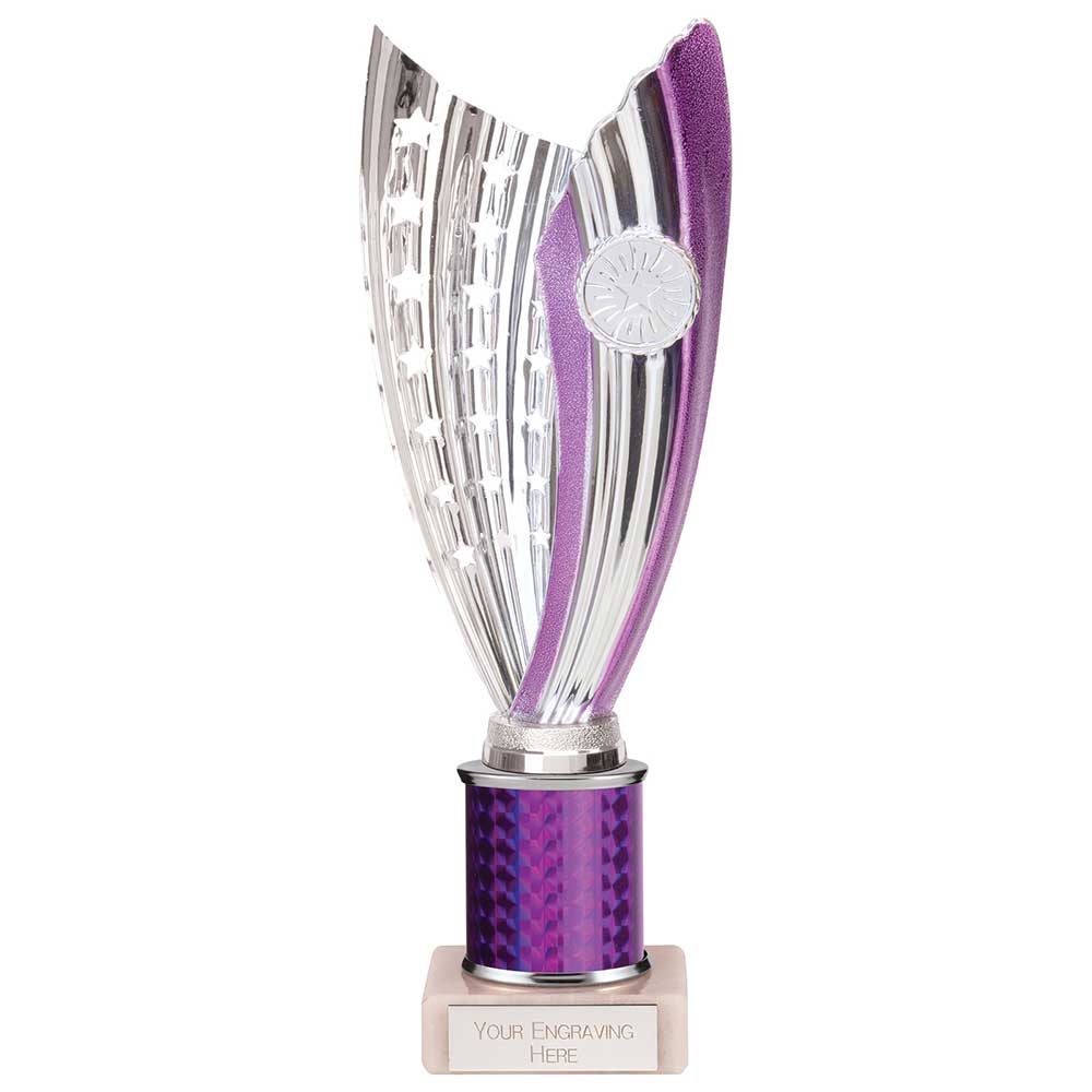 Glamstar Plastic Trophy Purple