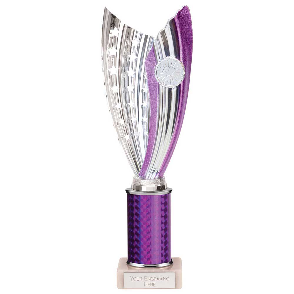 Glamstar Plastic Trophy Purple