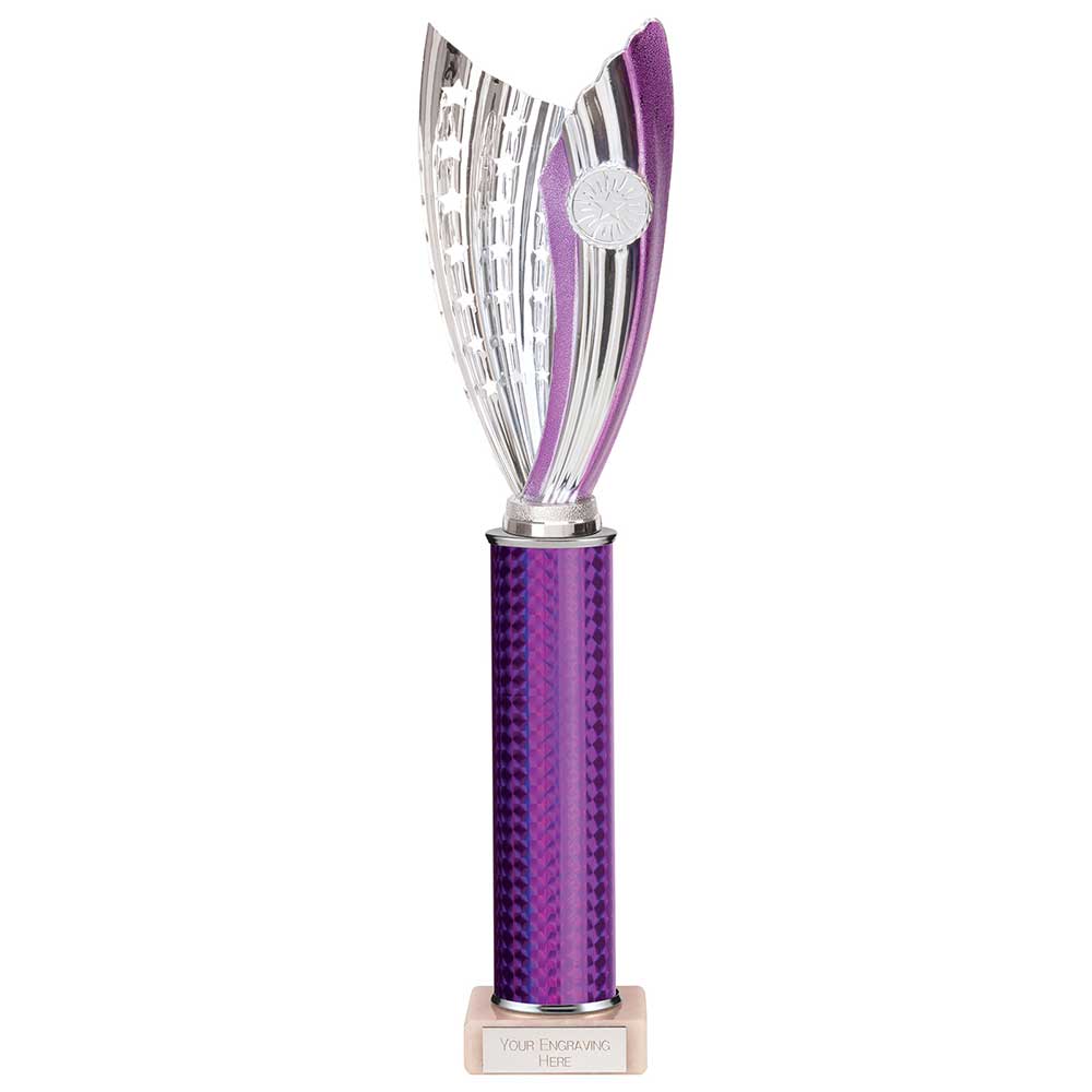 Glamstar Plastic Trophy Purple
