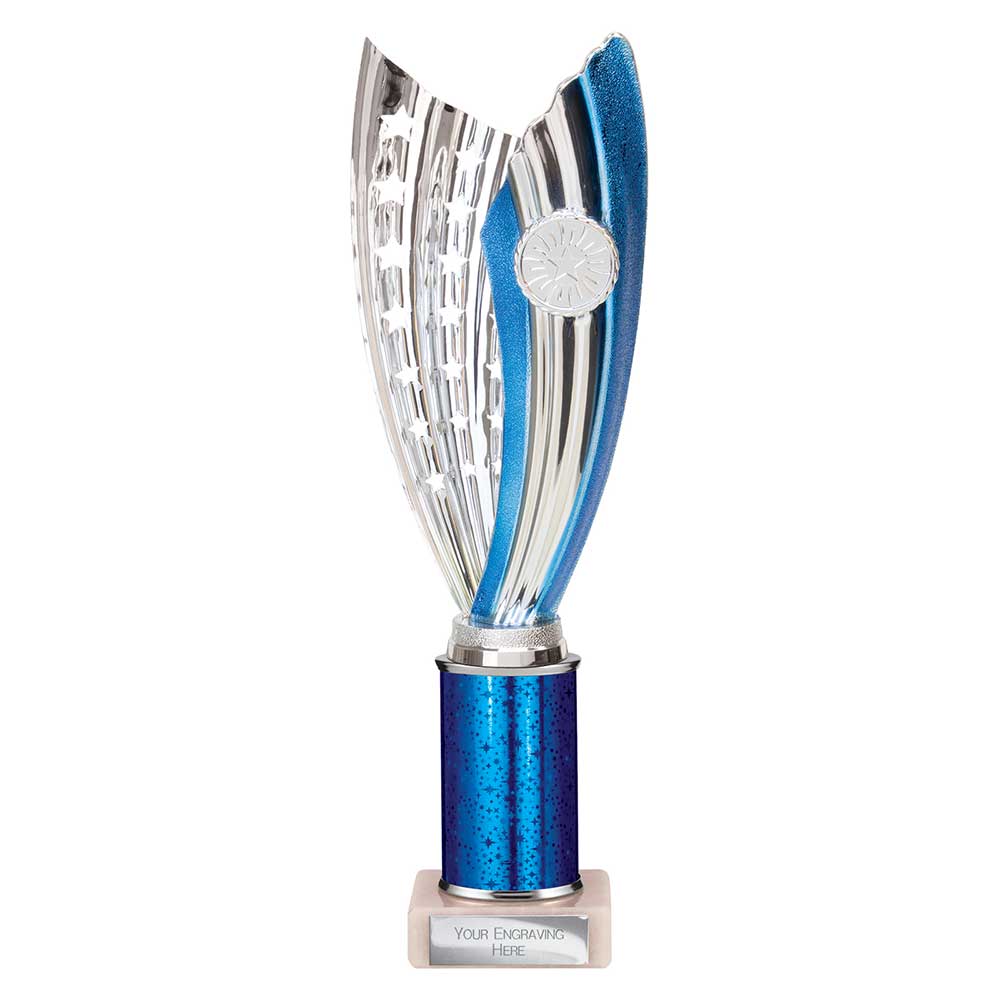 Glamstar Plastic Trophy Blue