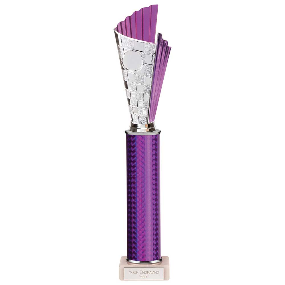 Flash Plastic Trophy Purple