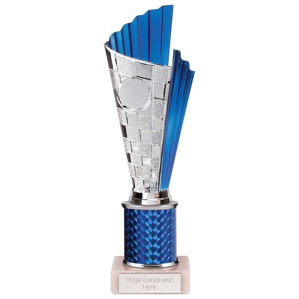 Flash Plastic Trophy Blue