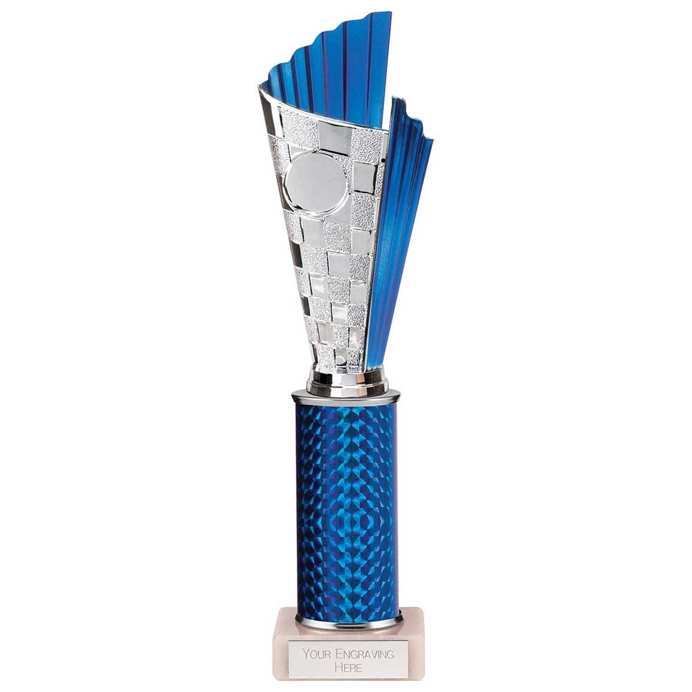 Flash Plastic Trophy Blue