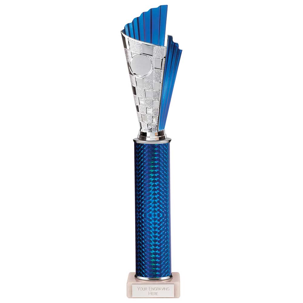 Flash Plastic Trophy Blue