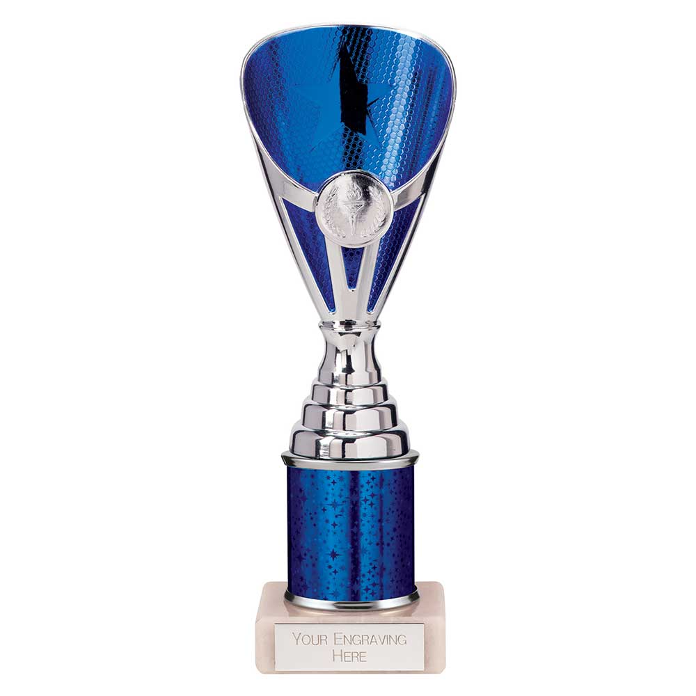 Rising Stars Plastic Trophy Blue