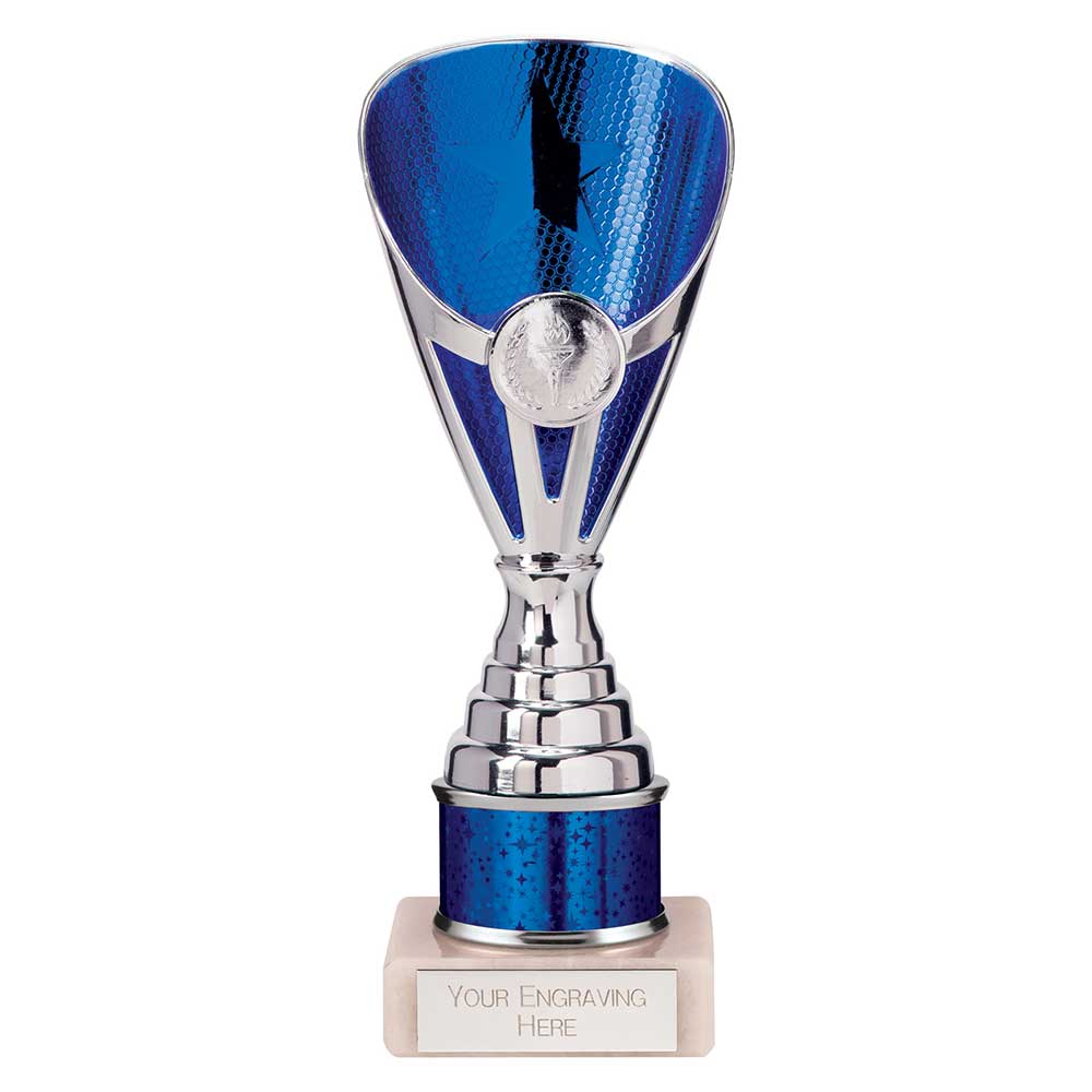 Rising Stars Plastic Trophy Blue